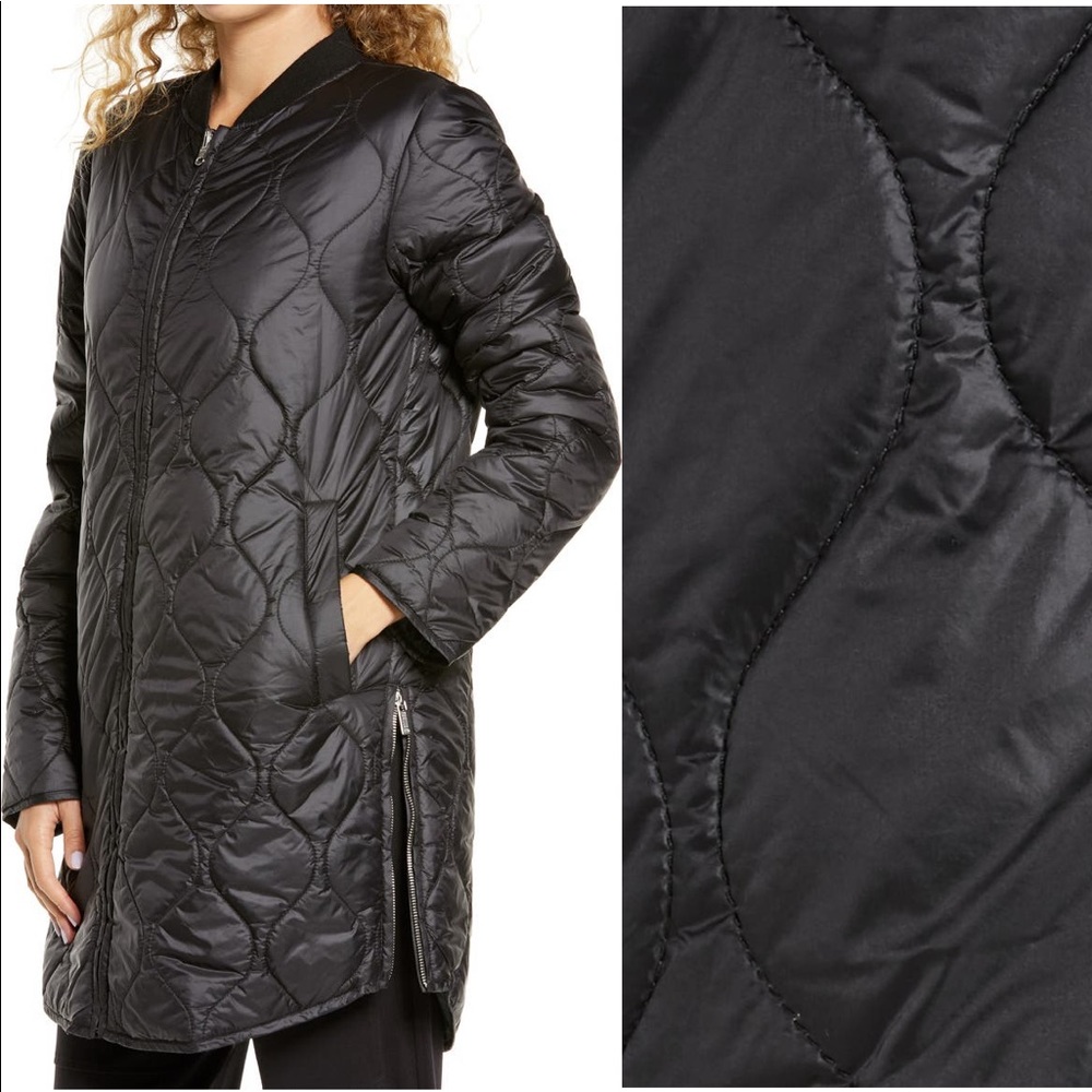 Zella Reversible longline bomber